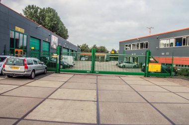 Diemen 'deki Saan Şirketi' nin Girişi Hollanda 2018