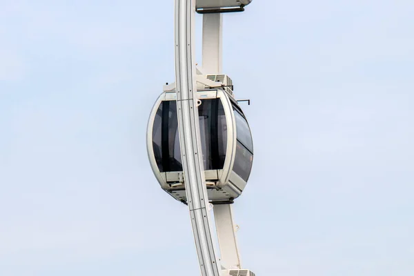 荷兰海牙Scheveningen海滩的Detail Ferris Wheel 2019 — 图库照片