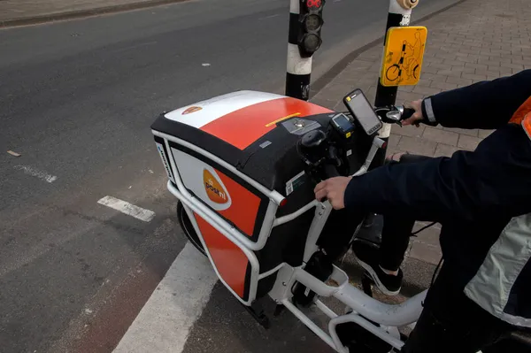 Bicicletta Elettrica Post Amsterdam Paesi Bassi 2019 — Foto Stock