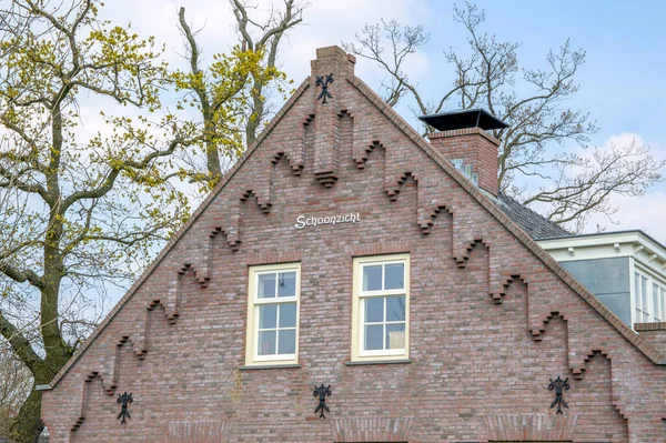 Farmhouse Schoonzicht Baambrugge Netherlands 2019 — Stock Photo, Image