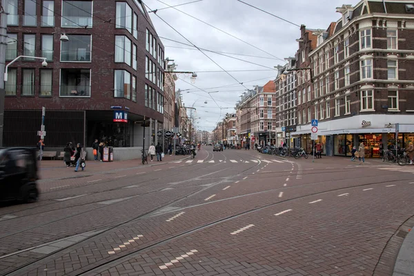 Ferdinand Bolstraat Street Amsterdamie Holandia 2020 — Zdjęcie stockowe