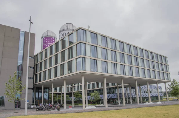 Fachada Los Edificios Universidad Ámsterdam Parque Científico Amsterdam Países Bajos — Foto de Stock