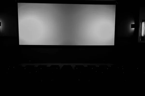 Movie Theater Amsterdam Netherlands 2019 Black White — Stock Photo, Image