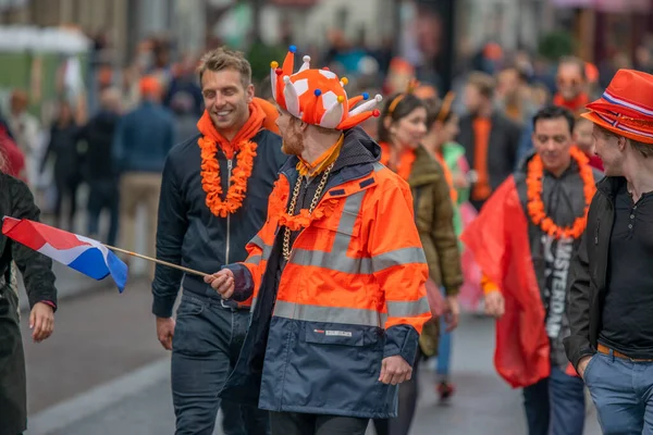 Koningen Verjaardagsfeest Amsterdam Nederland 2019 — Stockfoto