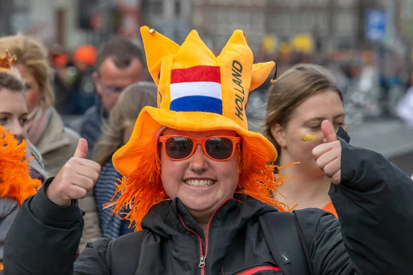 Koningen Verjaardagsfeest Amsterdam Nederland 2019 — Stockfoto