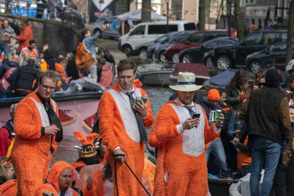 Kings Birthday Party Amsterdam Netherlands 2019 — Stock Photo, Image