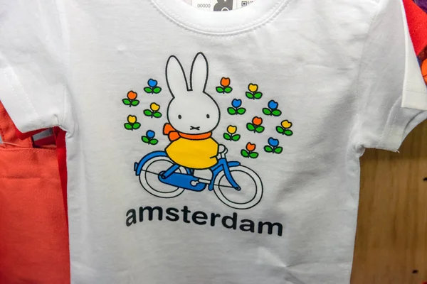 Camiseta Miffy Amsterdã Holanda 2019 — Fotografia de Stock
