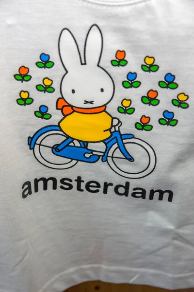 Camiseta Miffy Amsterdã Holanda 2019 — Fotografia de Stock