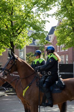Amsterdam 'da Atlı Polis Kadınlar 2019