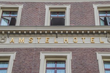 Amsterdam 'daki Amstel Oteli Hollanda 2018
