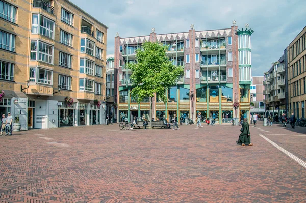 Plac Oranje Vrijstaatplein Amsterdamie Holandia 2018 — Zdjęcie stockowe