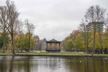 Amsterdam 'daki Gölet Hollanda 2018