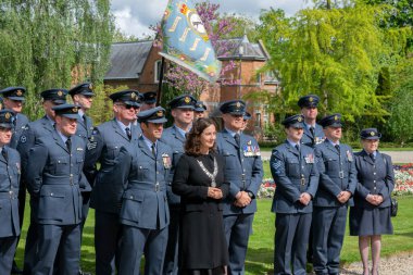 Nieuwe Ooster Mezarlığı 'ndaki 2. Dünya Savaşı kayıplarını hatırlamak Hollanda 2019