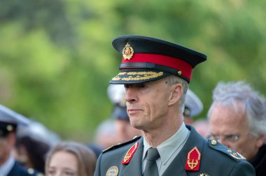 Nieuwe Ooster Mezarlığı 'ndaki 2. Dünya Savaşı kayıplarını hatırlamak Hollanda 2019