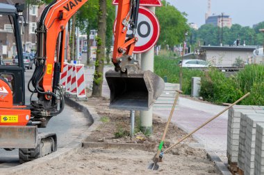 Hollanda, Amsterdam 'da Kürek Makinesi İş Başında 12-6-2020