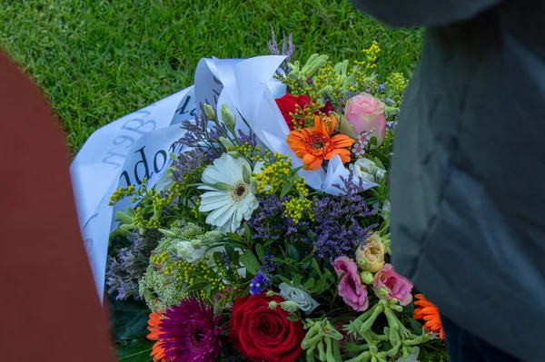 在荷兰阿姆斯特丹Nieuwe Ooster墓地缅怀第二次世界大战的遇难者2019年 — 图库照片