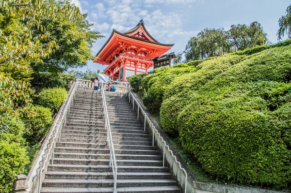 Staircase Kiyomizudera Temple Στο Κιότο Ιαπωνία 2015 — Φωτογραφία Αρχείου