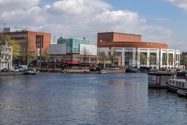 Budynek Stopera Amsterdamie Holandia 2019 — Zdjęcie stockowe