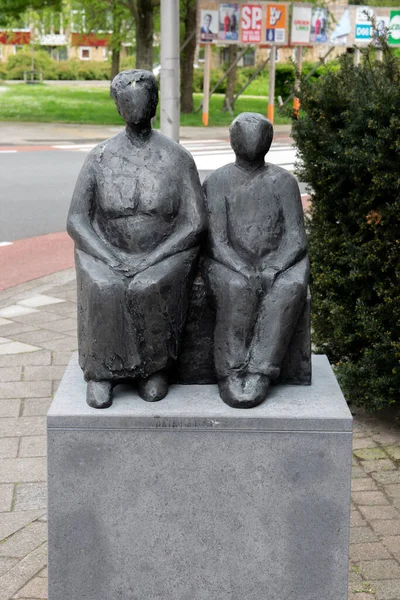 Statue Wachten Diemen Aux Pays Bas 2019 — Photo