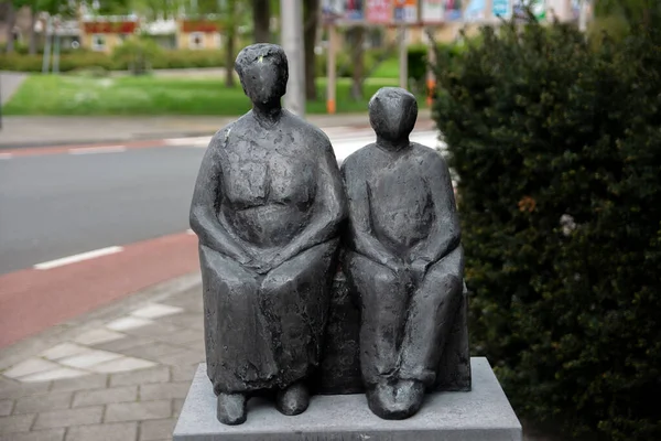 Statue Wachten Diemen Netherlands 2019 — Stock Photo, Image