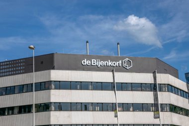Bijlmer Amsterdam 'daki Bijenkorf Binası Hollanda 2019