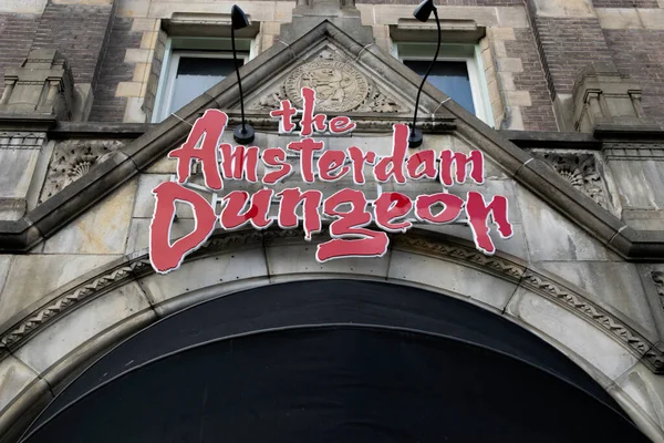 Amsterdam Dungeon Museum Στο Άμστερνταμ Ολλανδία 2019 — Φωτογραφία Αρχείου