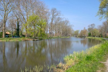 Abcoude 'deki Gein Nehri Hollanda 2019