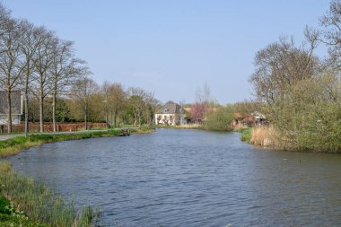 Abcoude 'deki Gein Nehri Hollanda 2019