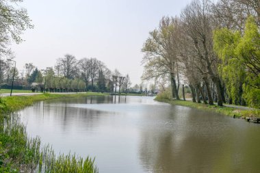 Abcoude 'deki Gein Nehri Hollanda 2019