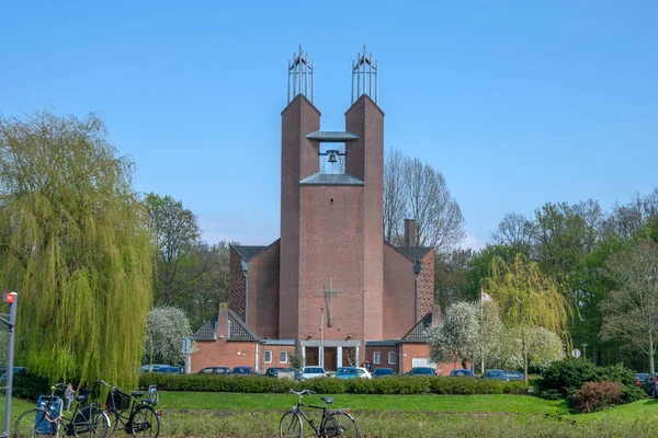 Protestantse Wijkgemeente Kruiskerk Church Amstelveen Netherlands 2019 — 스톡 사진