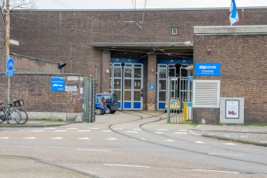 Amsterdam Tramvay Garajı Hollanda 2019