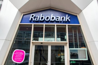 Zaandam 'daki Billboard Rabobank Hollanda 23-10-2019