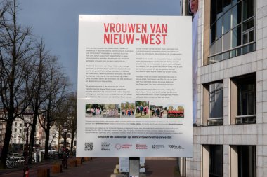Billboard Vrouwen Van Nieuw-West Stopera Binası Amsterdam 2020