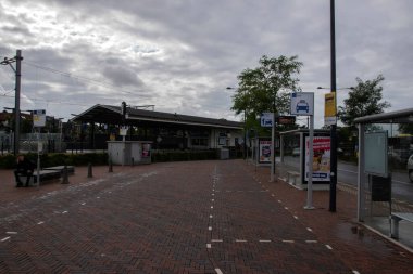 Bilthoven Tren İstasyonu Otobüs Tabelası Hollanda 7-10-2020