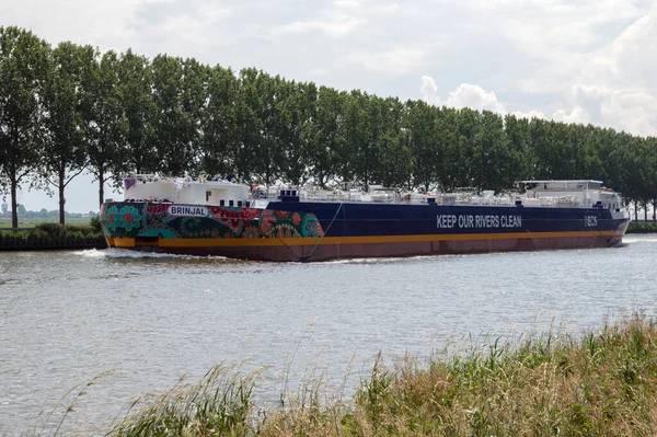 Cargo Ship Brinjal Diemen Нідерланди 2020 — стокове фото