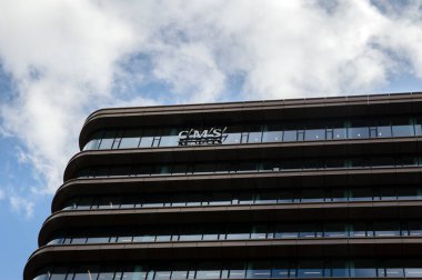 Amsterdam 'daki CMS Binası Hollanda 12-9-2020