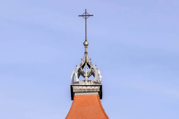 Krzyż Ulicy Parochie Petrusbanden Diemen Holandia 2020 — Zdjęcie stockowe