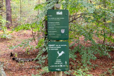 Berg Çevresindeki Genel Yürüyen İşaret En Bosch Bilthoven 7-10-2020