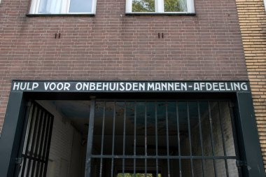 Tarihsel İşaret Hulp Voor Onbehuisden Mannen-Afdeeling Amsterdam 2019