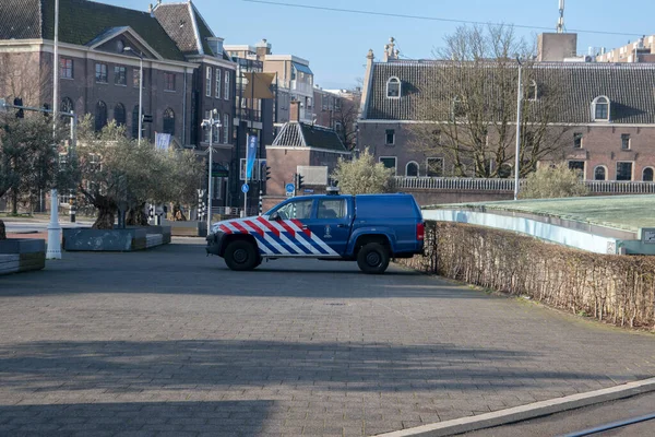 Koninklijke Marechaussee Bedrijfswagen Amsterdam 2020 — Stockfoto
