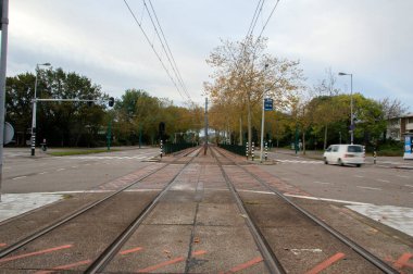Amsterdam Boshuizenstraat Metro Hatları 27-10-2019 Hollanda