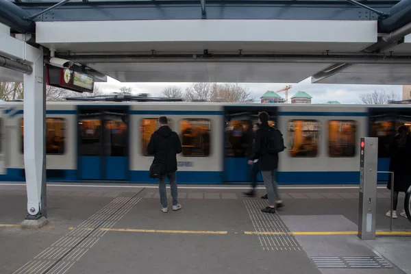 Metrostation Aan Lelylaan Aan Amsterdam 2020 — Stockfoto