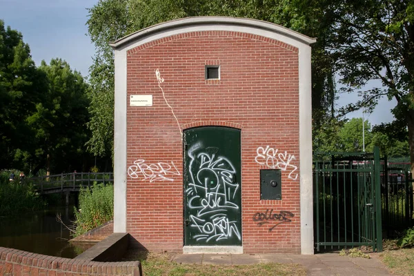 Чертежным Строительством Амстердаме Нидерланды 2020 — стоковое фото