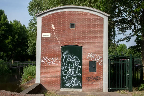 Onder Rioleringsgebouw Amsterdam 2020 — Stockfoto
