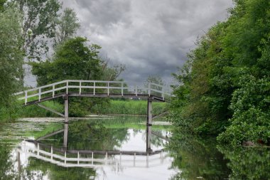 Abcoude 'de Yürüyen Köprü Hollanda 12-6-2020