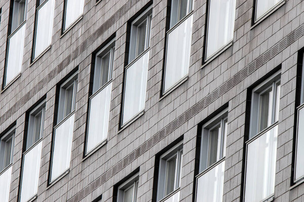 Windows Of A Flat At The Veemkade Amsterdam The Netherlands 3 April 2020