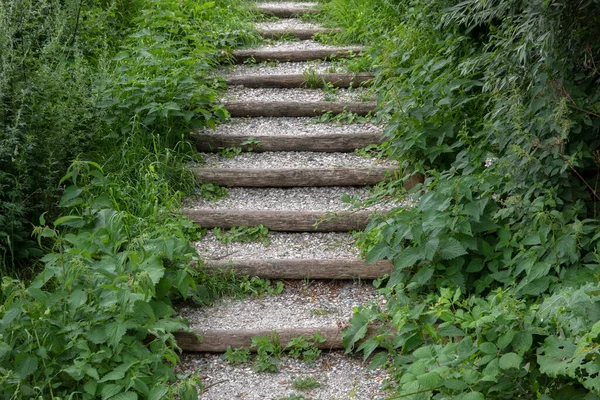 Walking Path Staircase Diemen Netherlands 2020 Royalty Free Stock Photos