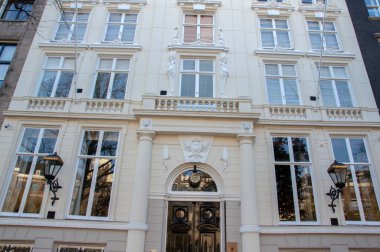 Amsterdam 'daki Keizersgracht Kanalı 670 Hollanda 2019