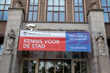 Amsterdam 'da Hogeschool Van Amsterdam Benno Premselahuis, Hollanda 2019