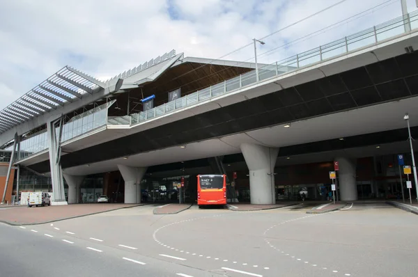 Bus 300 Bijlmer Bus Station Amsterdam Netherlands 2019 — Stock Photo, Image